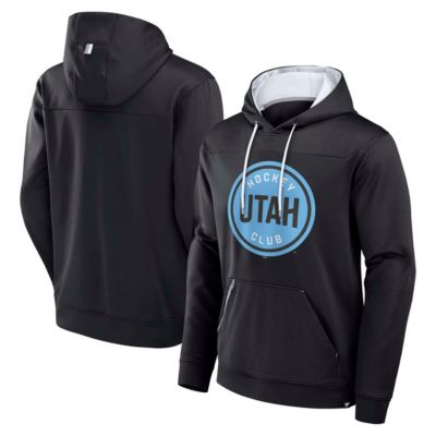 Men's NHL Fanatics Utah Hockey Club Defender Pullover Hoodie, Black, Small