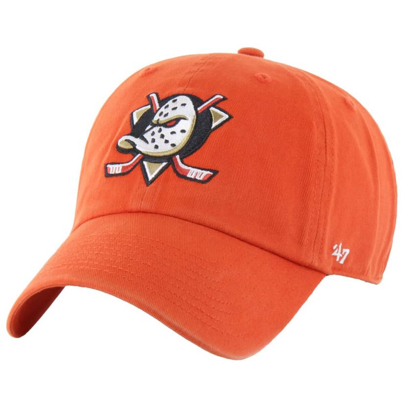 NHL Anaheim Ducks Core Logo Clean Up Adjustable Hat