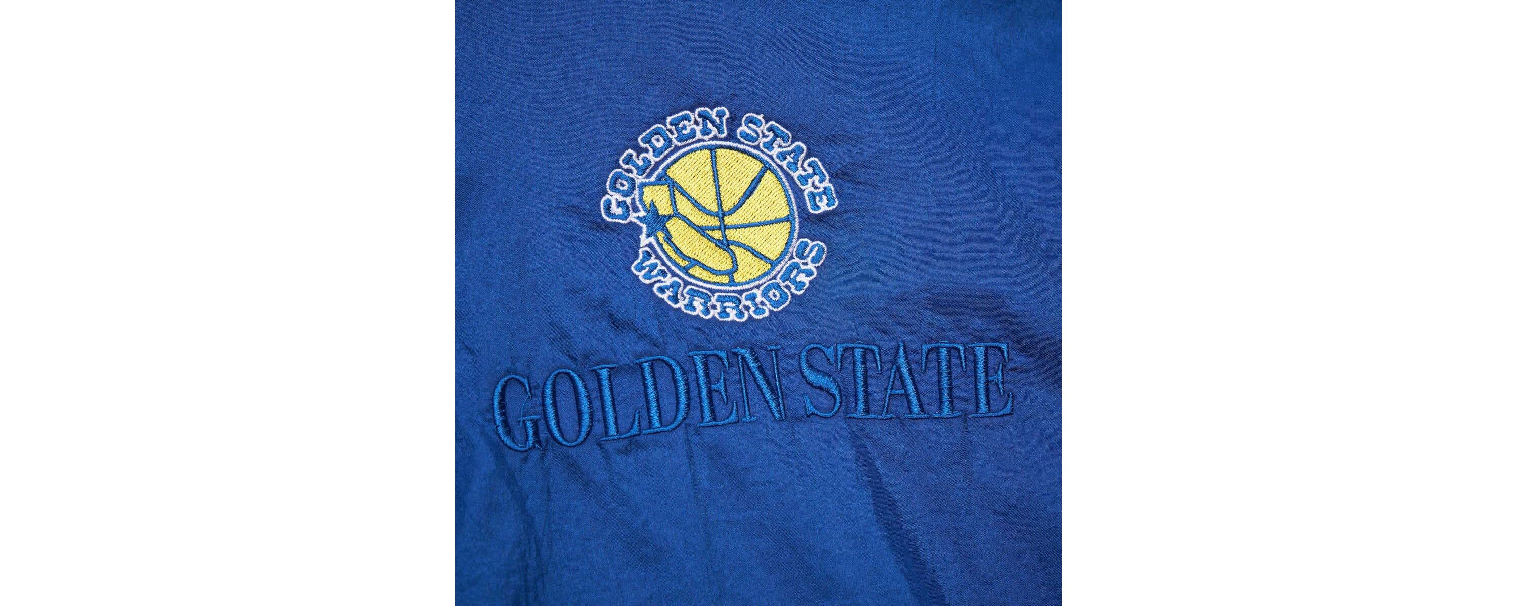 NBA Unisex Golden State Warriors Hardwood Classics Team OG 3.0 Anorak Half-Zip Windbreaker Jacket