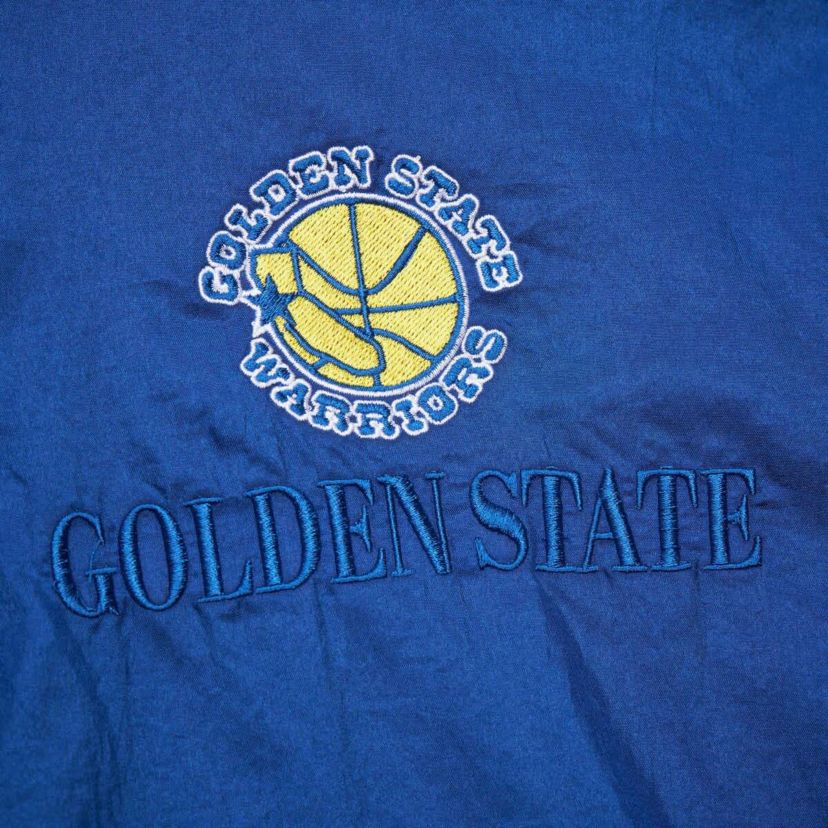 NBA Unisex Golden State Warriors Hardwood Classics Team OG 3.0 Anorak Half-Zip Windbreaker Jacket