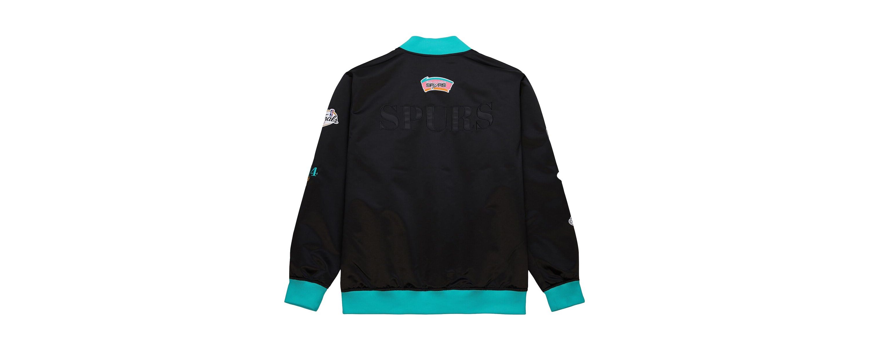 NBA San Antonio Spurs Hardwood Classics Team OG 3.0 Lightweight Satin Full-Snap Jacket