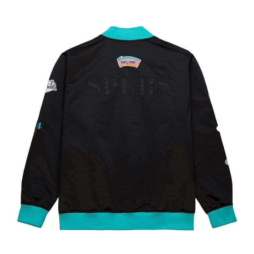 NBA San Antonio Spurs Hardwood Classics Team OG 3.0 Lightweight Satin Full-Snap Jacket