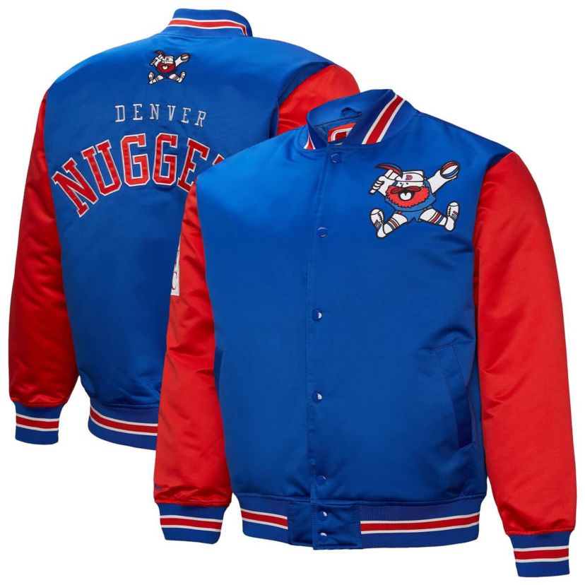 NBA Denver Nuggets Hardwood Classic Primetime Full-Snap Satin Jacket