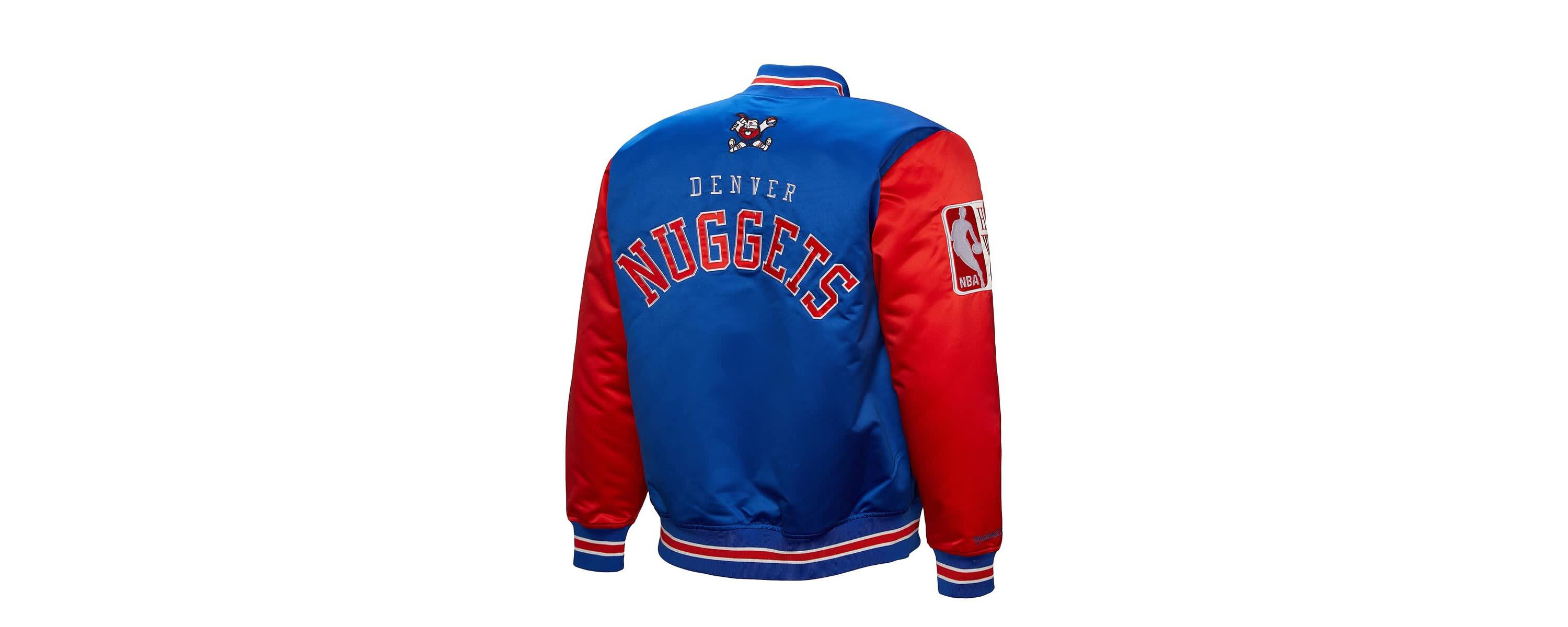 NBA Denver Nuggets Hardwood Classic Primetime Full-Snap Satin Jacket