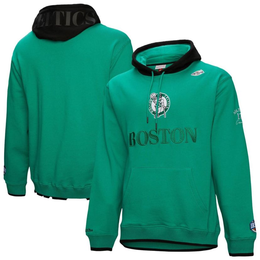 NBA Kelly Boston Celtics Hardwood Classics Team OG 3.0 Pullover Hoodie
