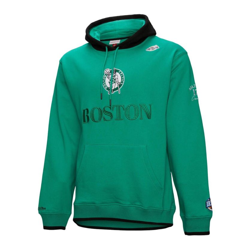 NBA Kelly Boston Celtics Hardwood Classics Team OG 3.0 Pullover Hoodie