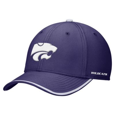 Men's NCAA Nike Kansas State Wildcats Rise Performance Flex Hat, Purple, Medium