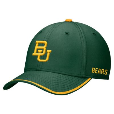 Men's NCAA Nike Baylor Bears Rise Performance Flex Hat, Green, Small