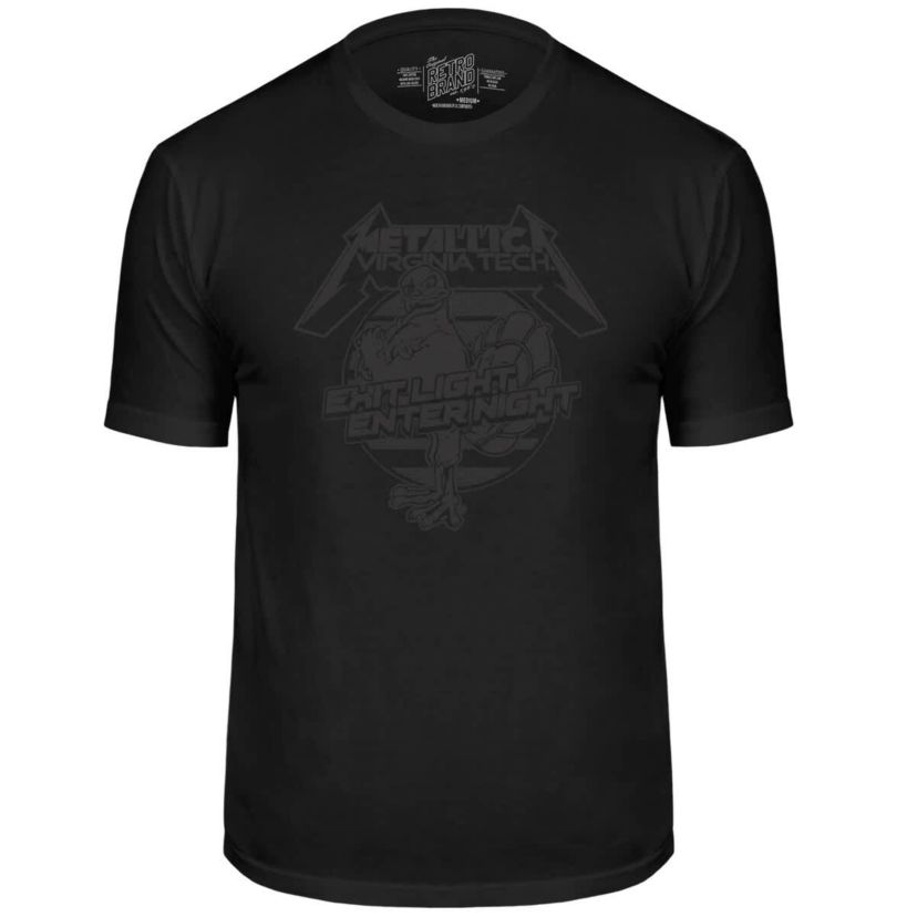 NCAA Virginia Tech Hokies Metallica Retro T-Shirt