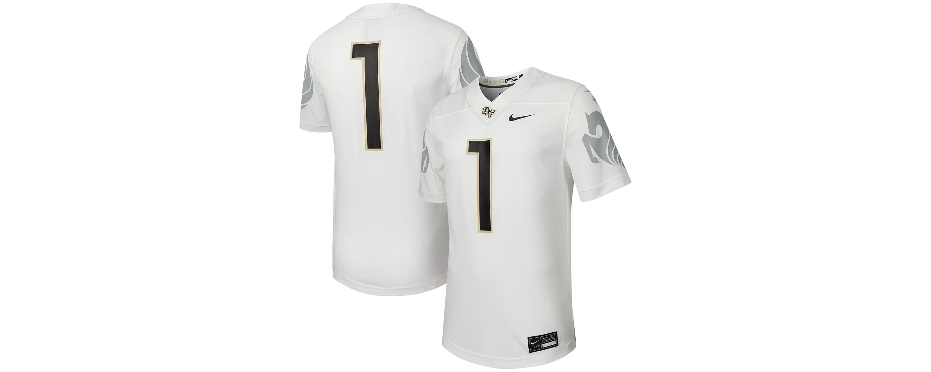 NCAA Nike #1 UCF Knights Untouchable Replica Football Jersey