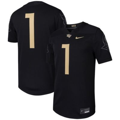 Men's NCAA Nike #1 UCF Knights Untouchable Replica Football Jersey, Black, 2XL