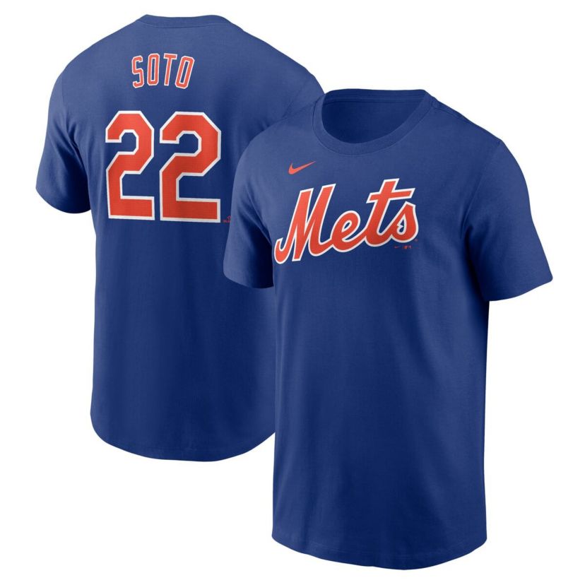 MLB Nike Juan Soto New York Mets Fuse Name & Number T-Shirt