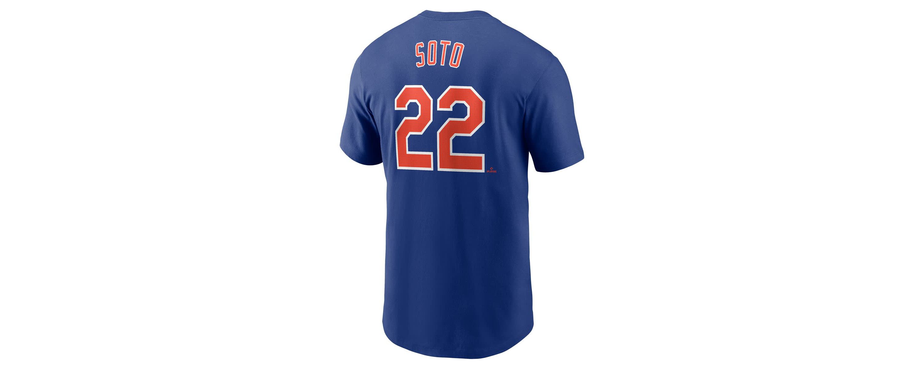 MLB Nike Juan Soto New York Mets Fuse Name & Number T-Shirt