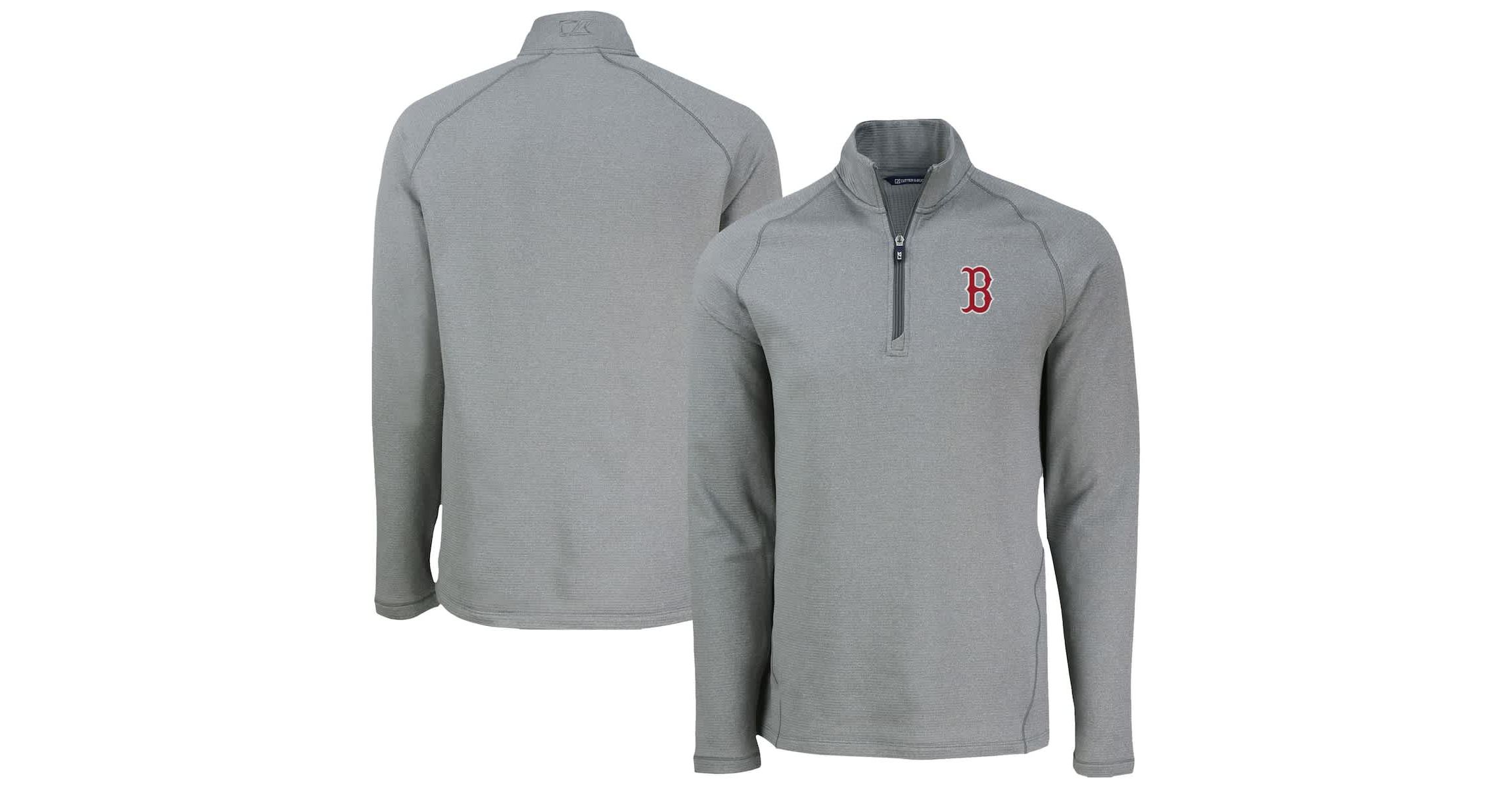 Boston Red Sox MLB Boston Sox Peshastin Eco Fleece Recycled Raglan Quarter-Zip Top