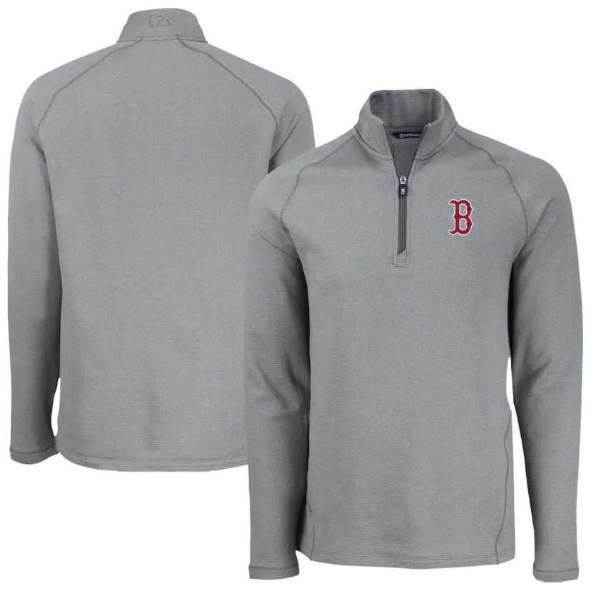 Boston Red Sox MLB Boston Sox Peshastin Eco Fleece Recycled Raglan Quarter-Zip Top