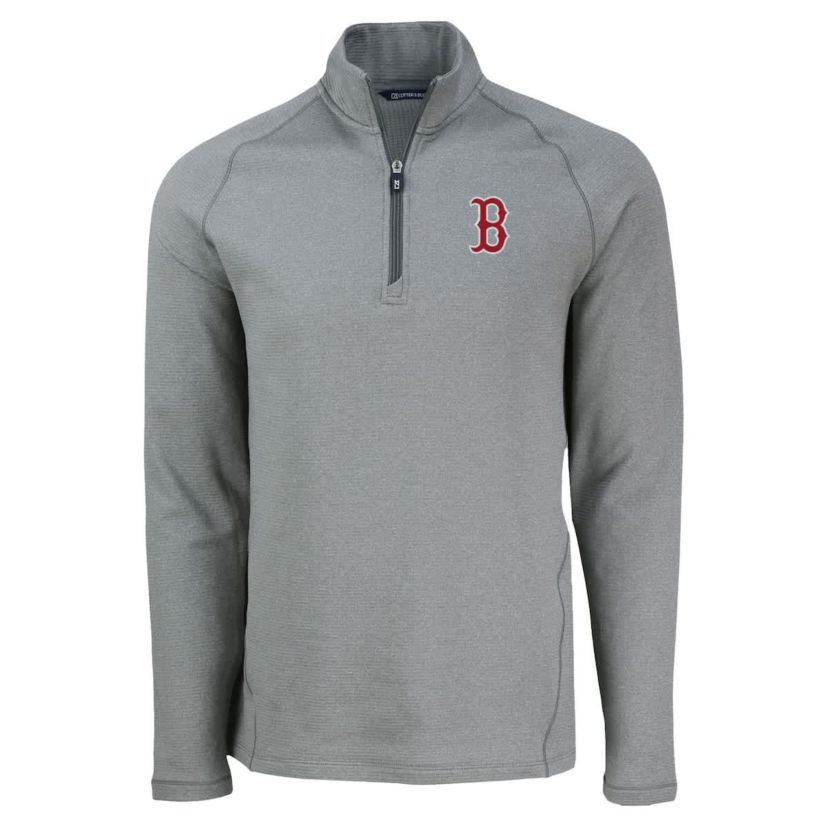 Boston Red Sox MLB Boston Sox Peshastin Eco Fleece Recycled Raglan Quarter-Zip Top