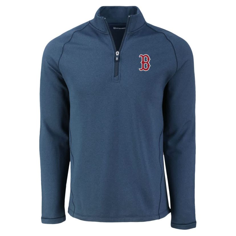 Boston Red Sox MLB Boston Sox Peshastin Eco Fleece Recycled Raglan Quarter-Zip Top