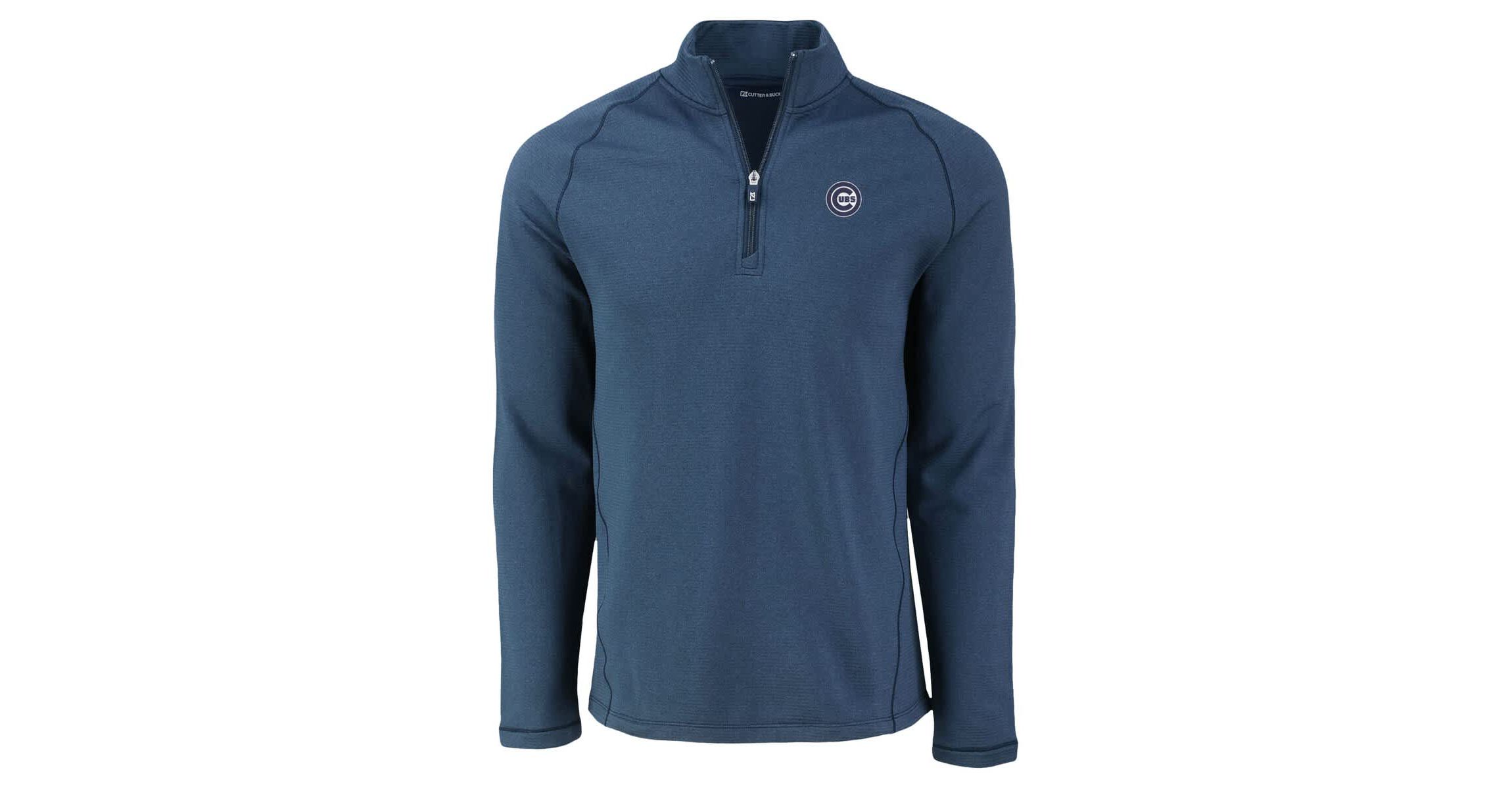 MLB Chicago Cubs Peshastin Eco Fleece Recycled Raglan Quarter-Zip Top