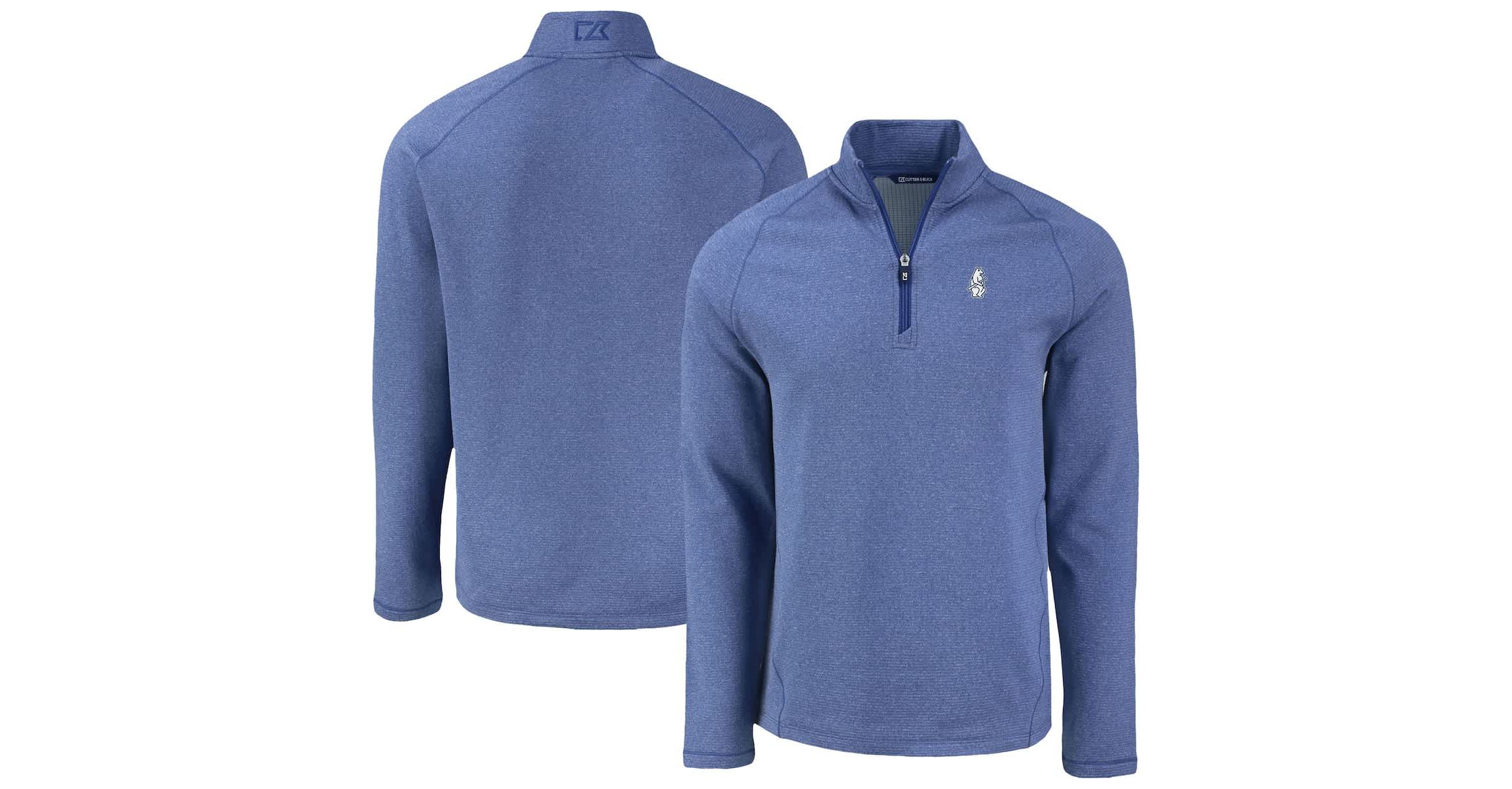 MLB Chicago Cubs Peshastin Eco Fleece Recycled Raglan Quarter-Zip Top