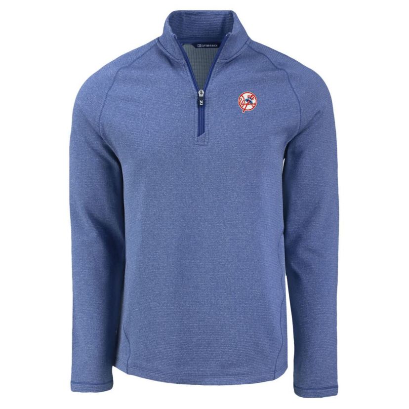 MLB New York Yankees Peshastin Eco Fleece Recycled Raglan Quarter-Zip Top