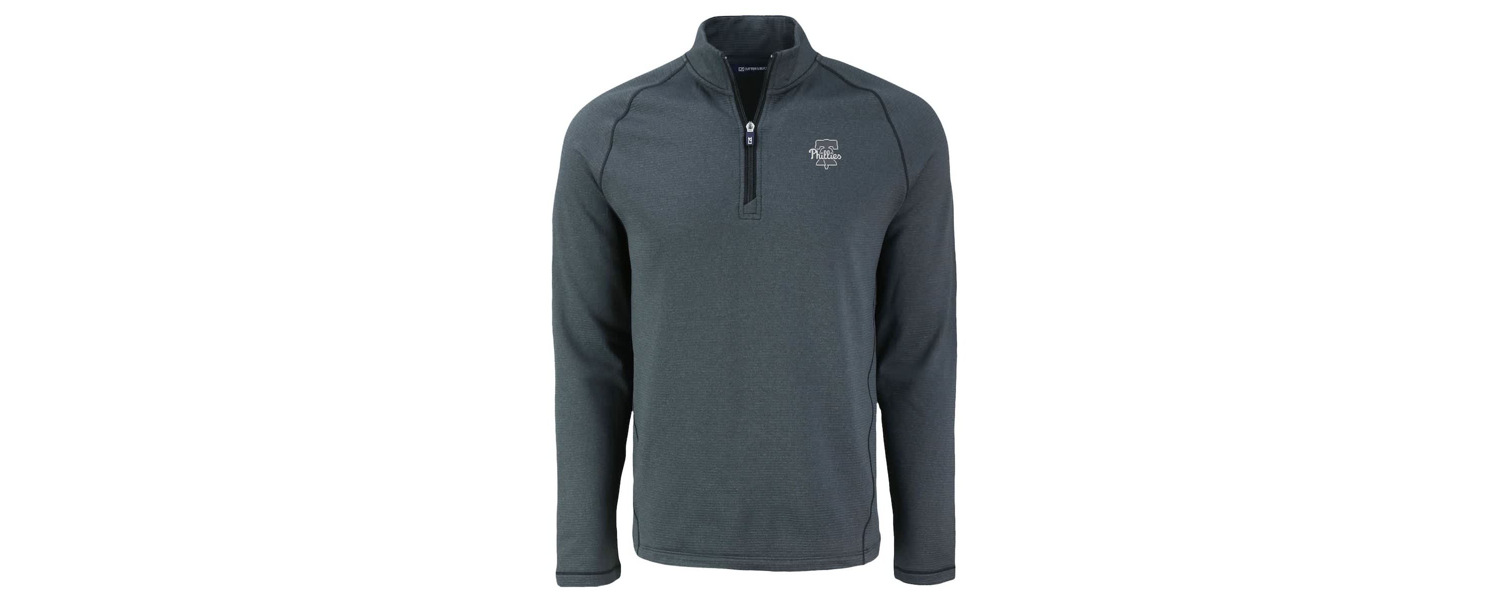 MLB Philadelphia Phillies Peshastin Eco Fleece Recycled Raglan Quarter-Zip Top