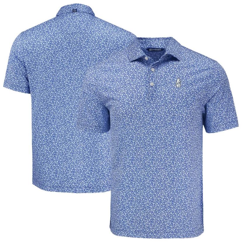 MLB Chicago Cubs Pike Eco Flora Print Recycled Polo