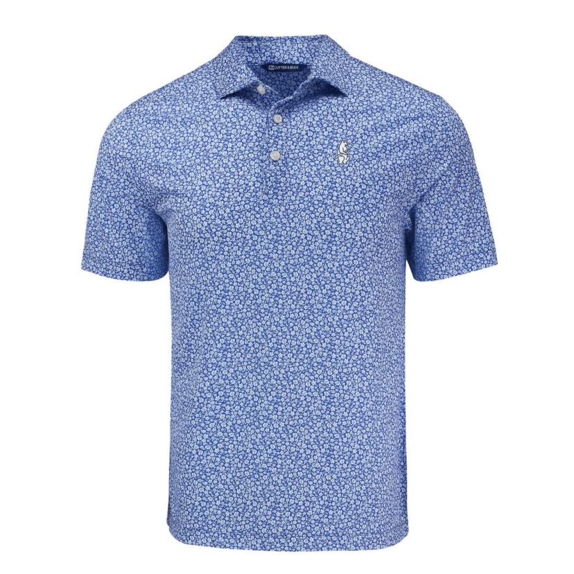 MLB Chicago Cubs Pike Eco Flora Print Recycled Polo