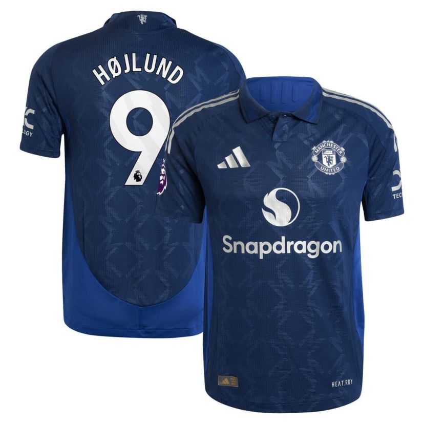 International Clubs Rasmus Højlund Manchester United 2024/25 Away Authentic Player Jersey
