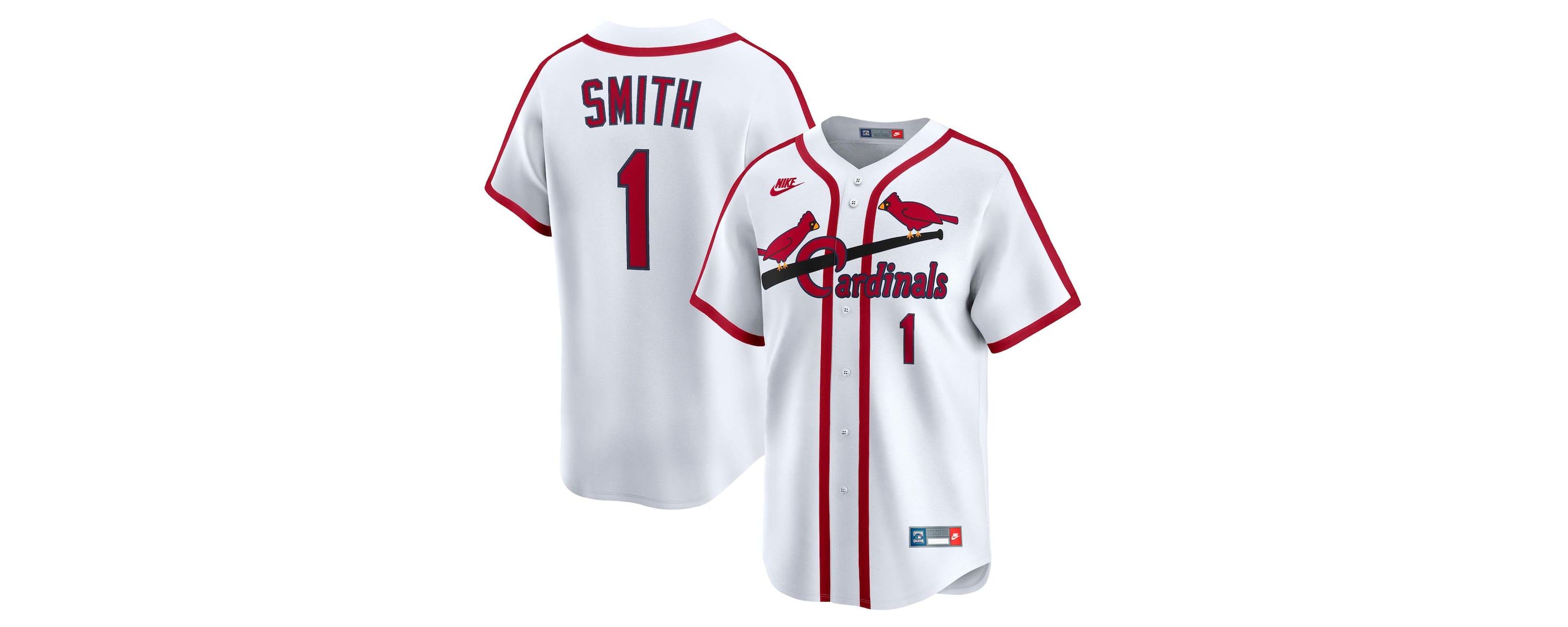 MLB Nike Ozzie Smith St. Louis Cardinals Throwback Cooperstown Collection Limited Jersey
