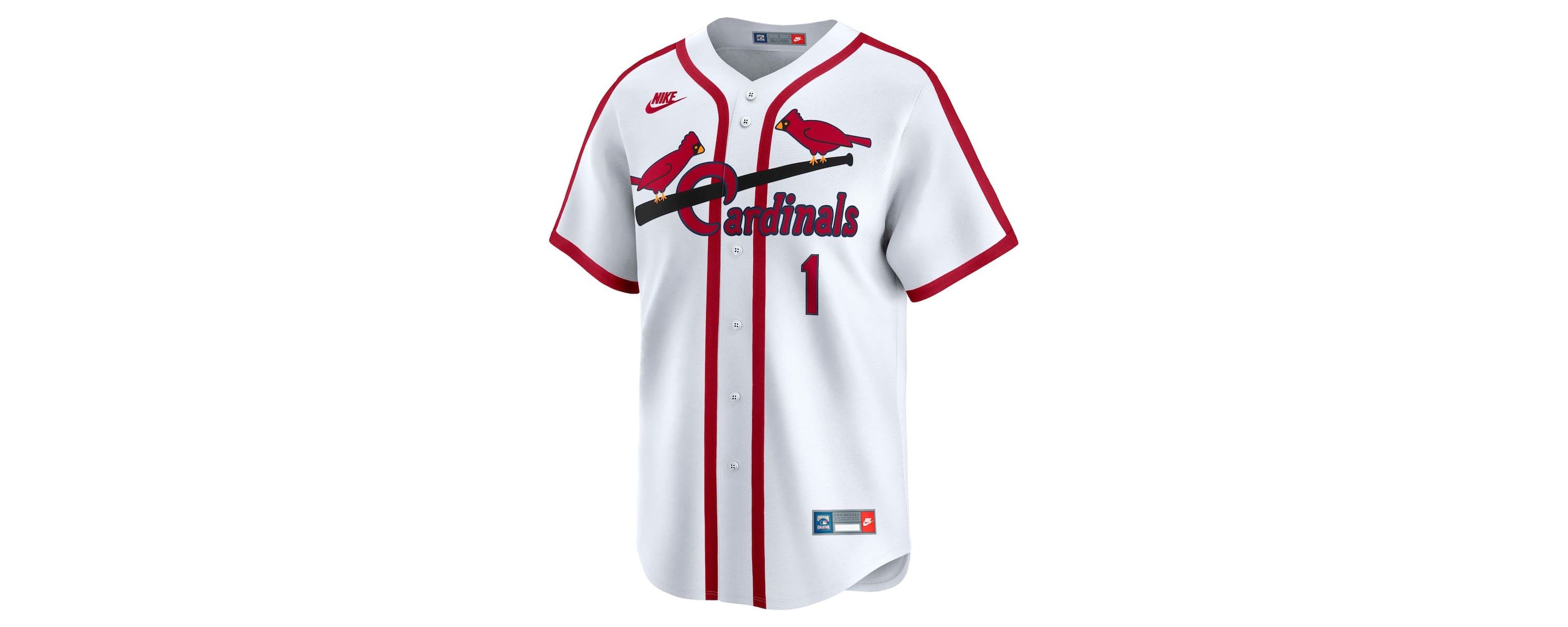 MLB Nike Ozzie Smith St. Louis Cardinals Throwback Cooperstown Collection Limited Jersey