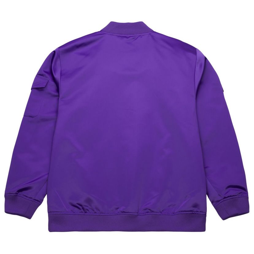 NBA Sacramento Kings Hardwood Classics Nights Team Leader Satin Full-Zip Jacket