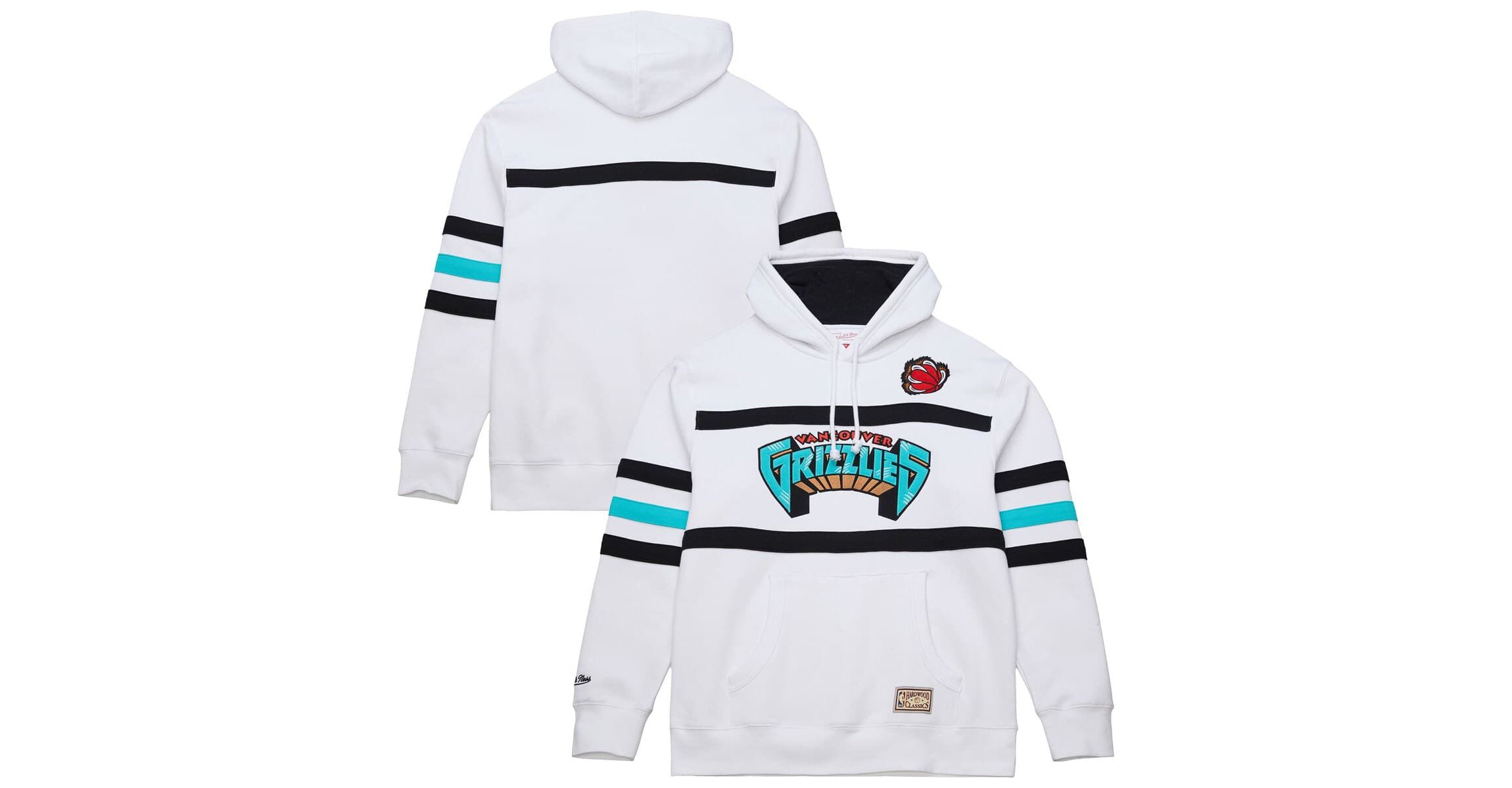 Hardwood Classic Teams Vancouver Grizzlies Hardwood Classics Nights Head Coach Pullover Hoodie