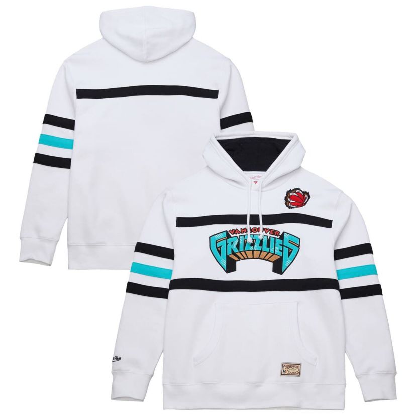 Hardwood Classic Teams Vancouver Grizzlies Hardwood Classics Nights Head Coach Pullover Hoodie