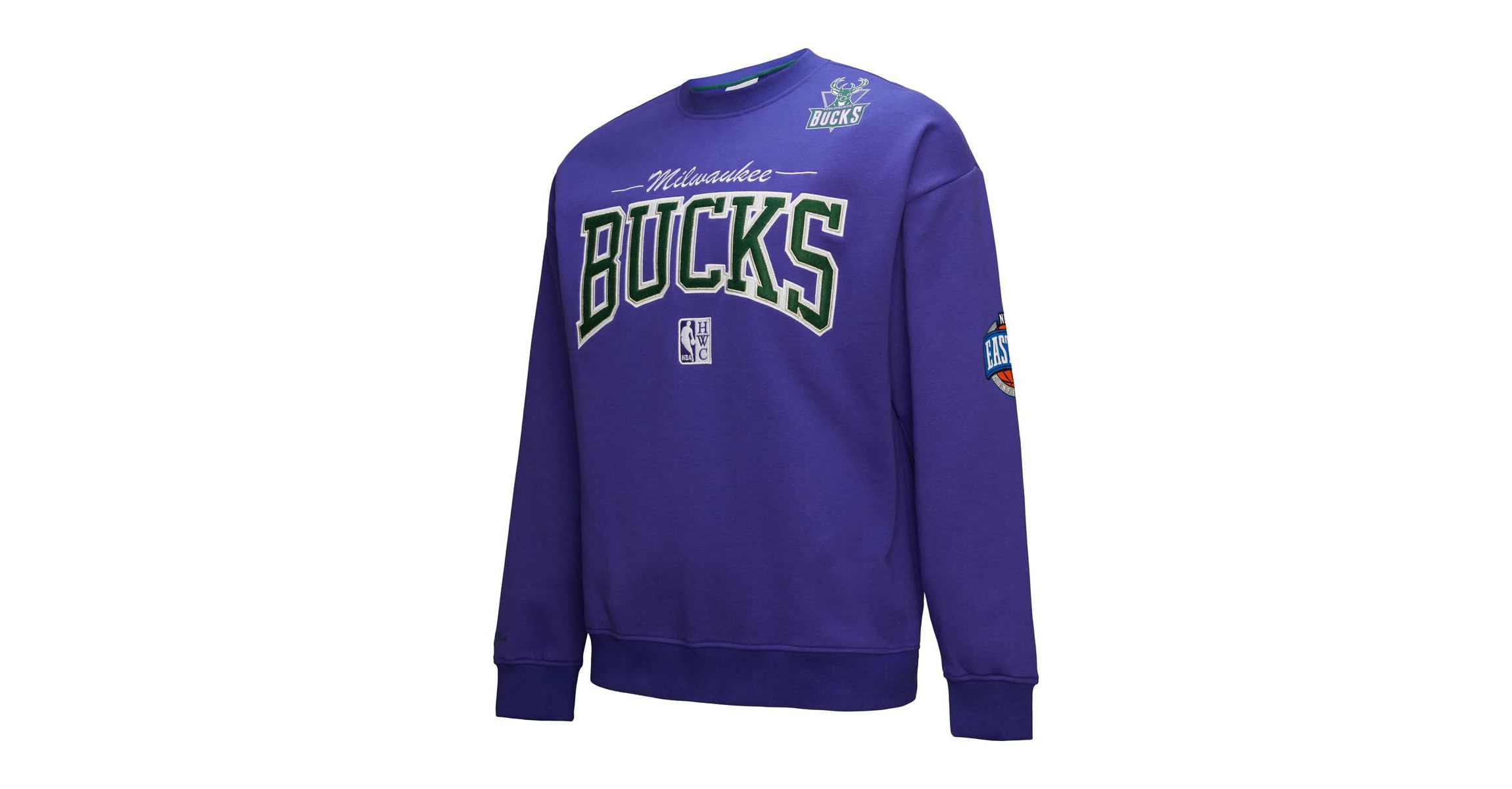 NBA Milwaukee Bucks Hardwood Classics There & Back 2.0 Vintage Pullover Sweatshirt