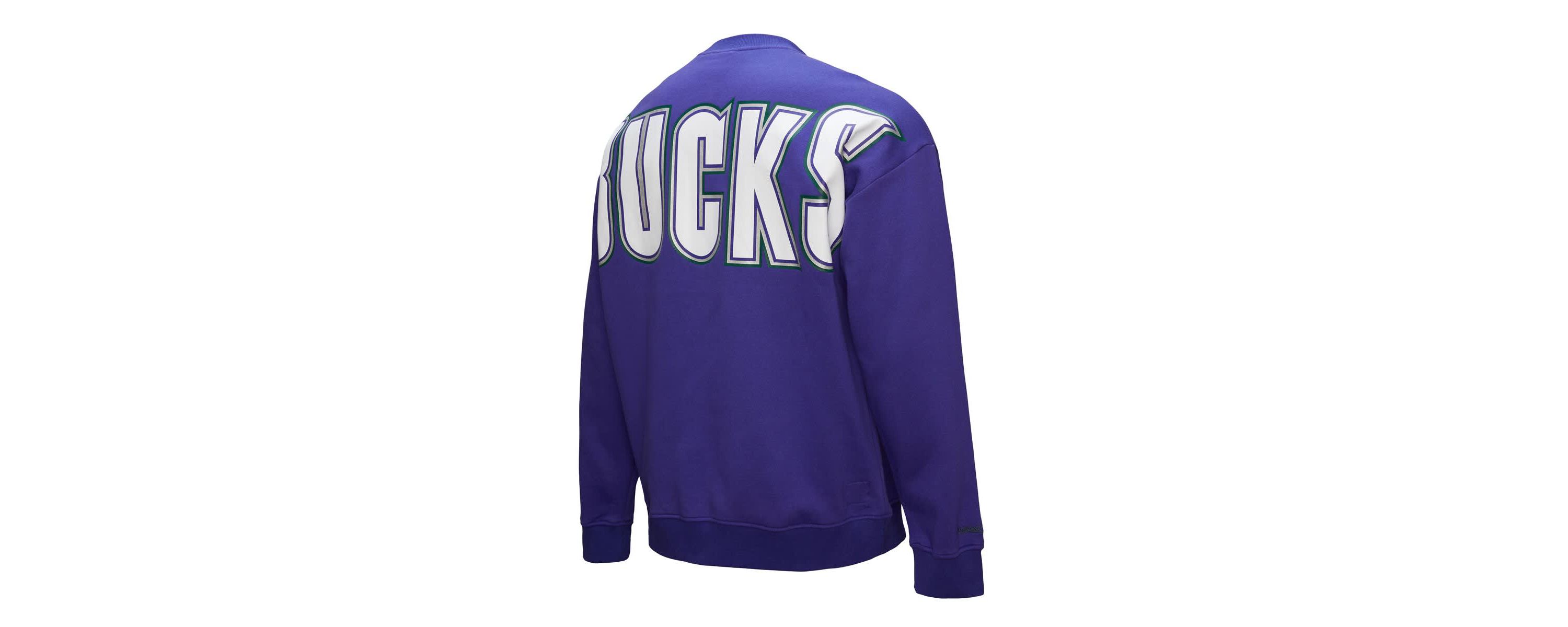NBA Milwaukee Bucks Hardwood Classics There & Back 2.0 Vintage Pullover Sweatshirt
