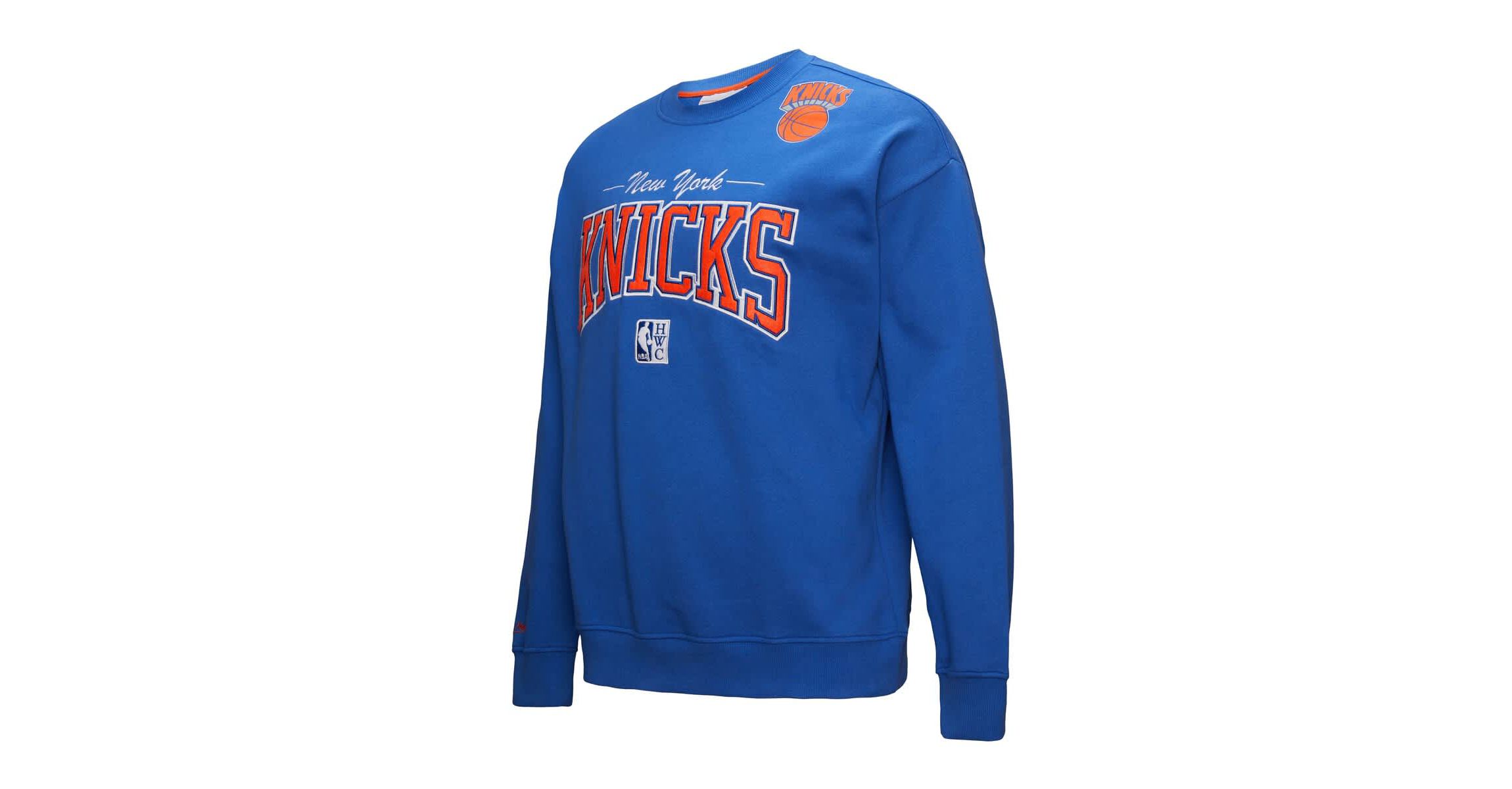 NBA New York Knicks Hardwood Classics There & Back 2.0 Vintage Pullover Sweatshirt