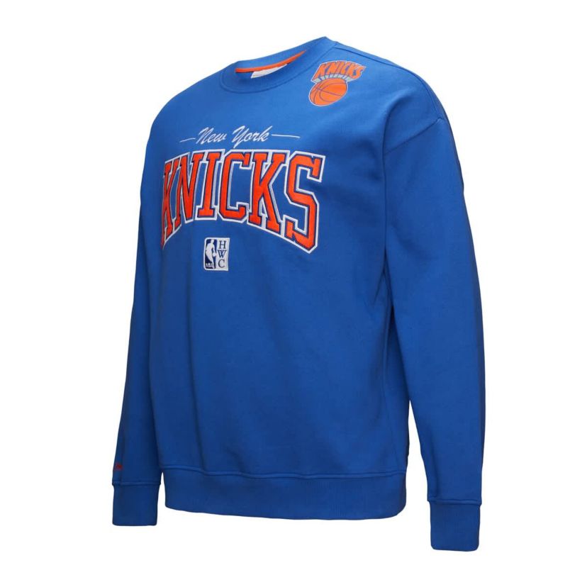 NBA New York Knicks Hardwood Classics There & Back 2.0 Vintage Pullover Sweatshirt