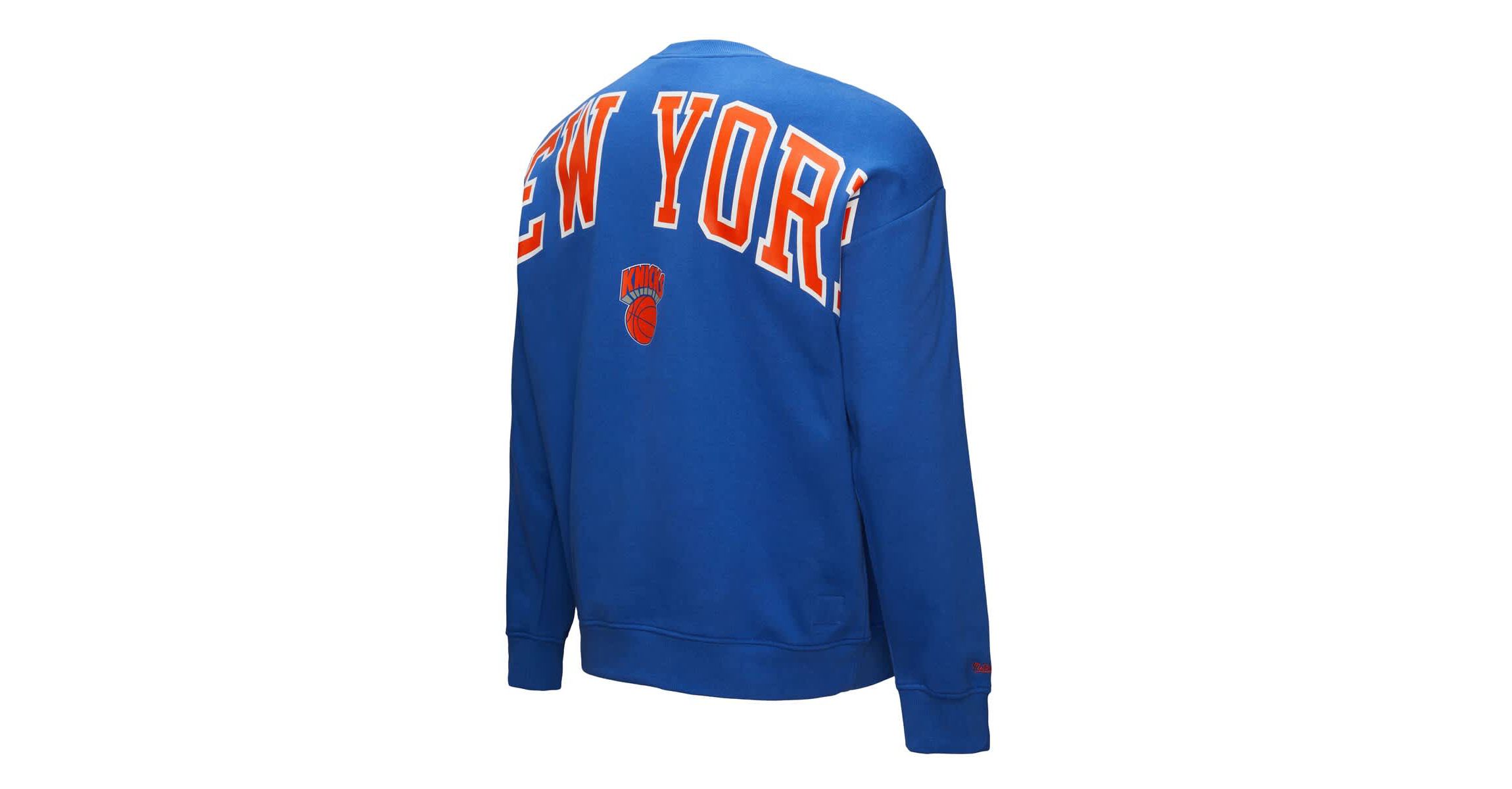 NBA New York Knicks Hardwood Classics There & Back 2.0 Vintage Pullover Sweatshirt