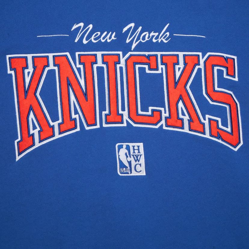 NBA New York Knicks Hardwood Classics There & Back 2.0 Vintage Pullover Sweatshirt