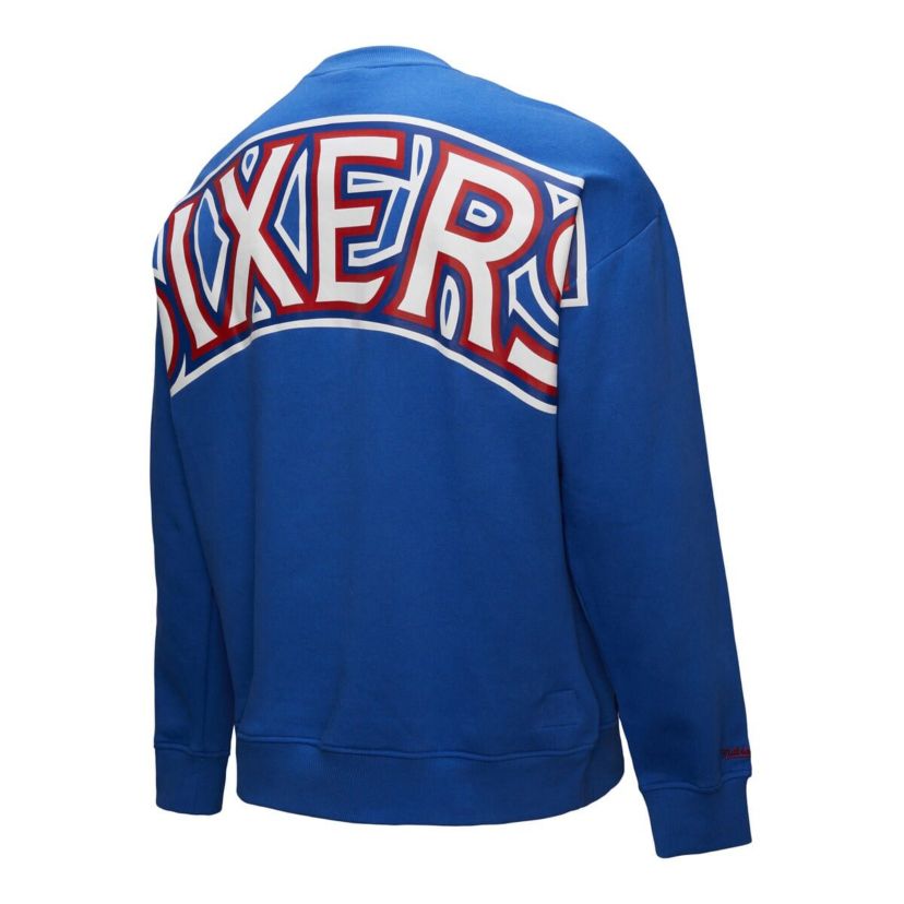 NBA Philadelphia 76ers Hardwood Classics There & Back 2.0 Vintage Pullover Sweatshirt