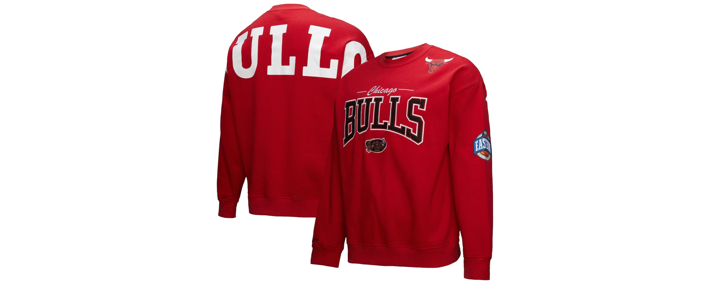 NBA Chicago Bulls Hardwood Classics There & Back 2.0 Vintage Pullover Sweatshirt