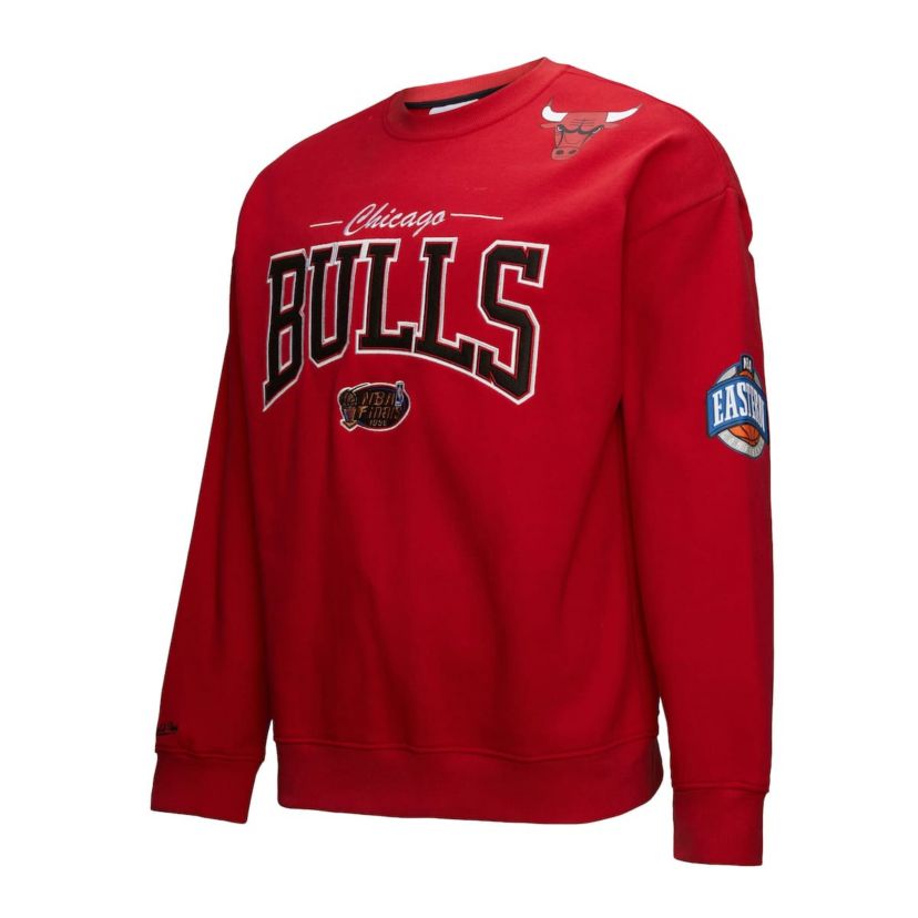 NBA Chicago Bulls Hardwood Classics There & Back 2.0 Vintage Pullover Sweatshirt