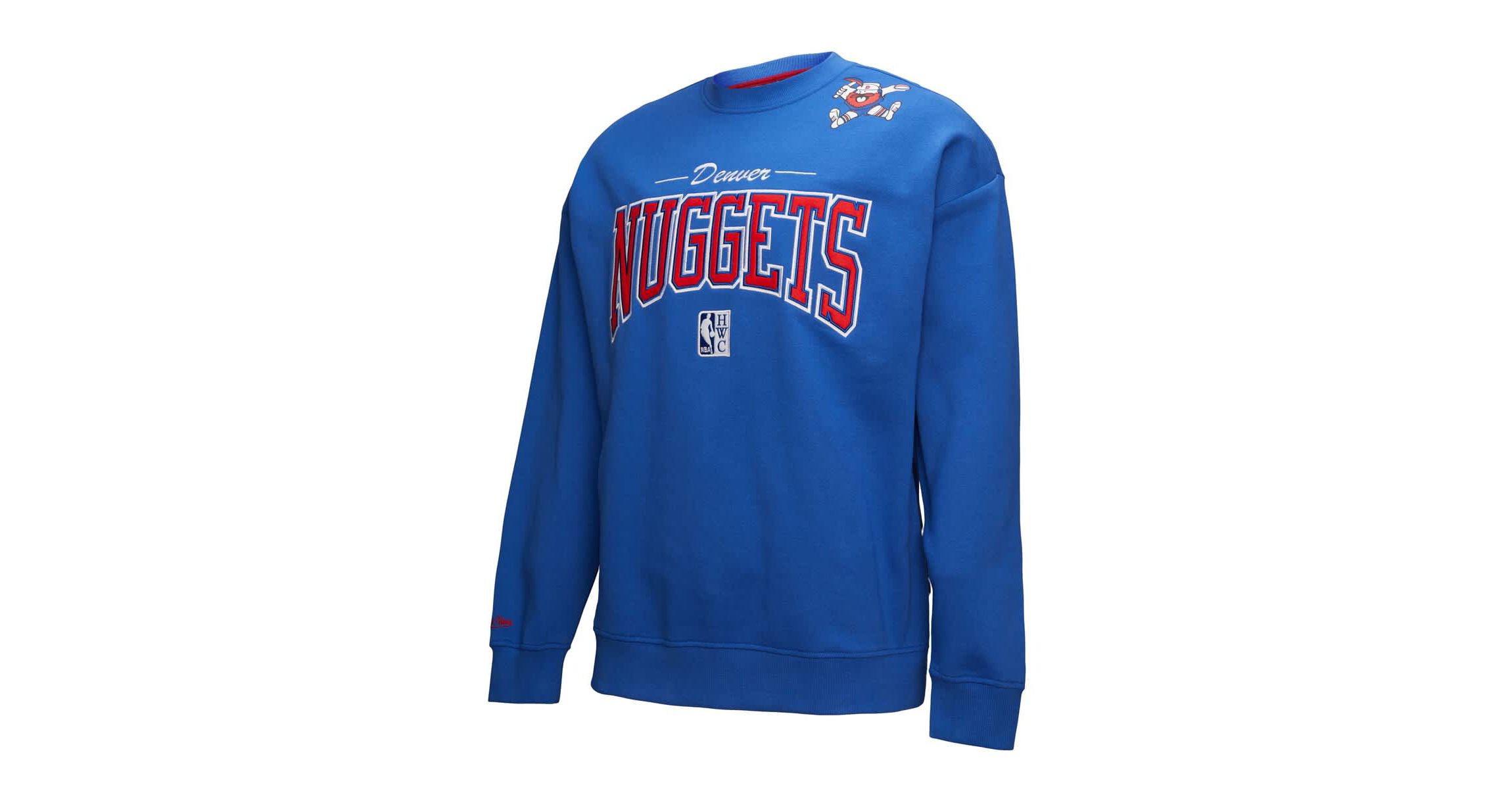 NBA Denver Nuggets Hardwood Classics There & Back 2.0 Vintage Pullover Sweatshirt