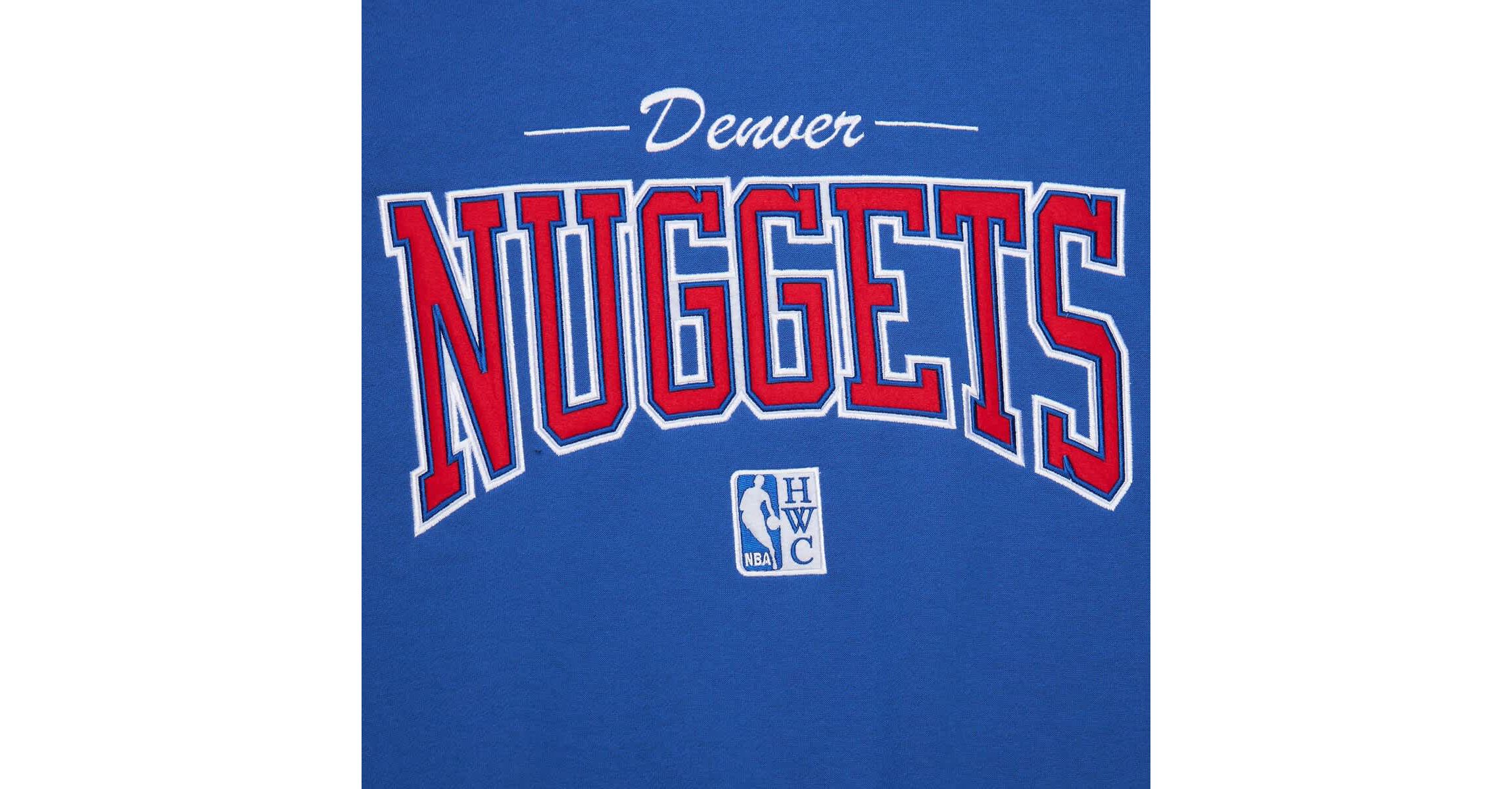 NBA Denver Nuggets Hardwood Classics There & Back 2.0 Vintage Pullover Sweatshirt
