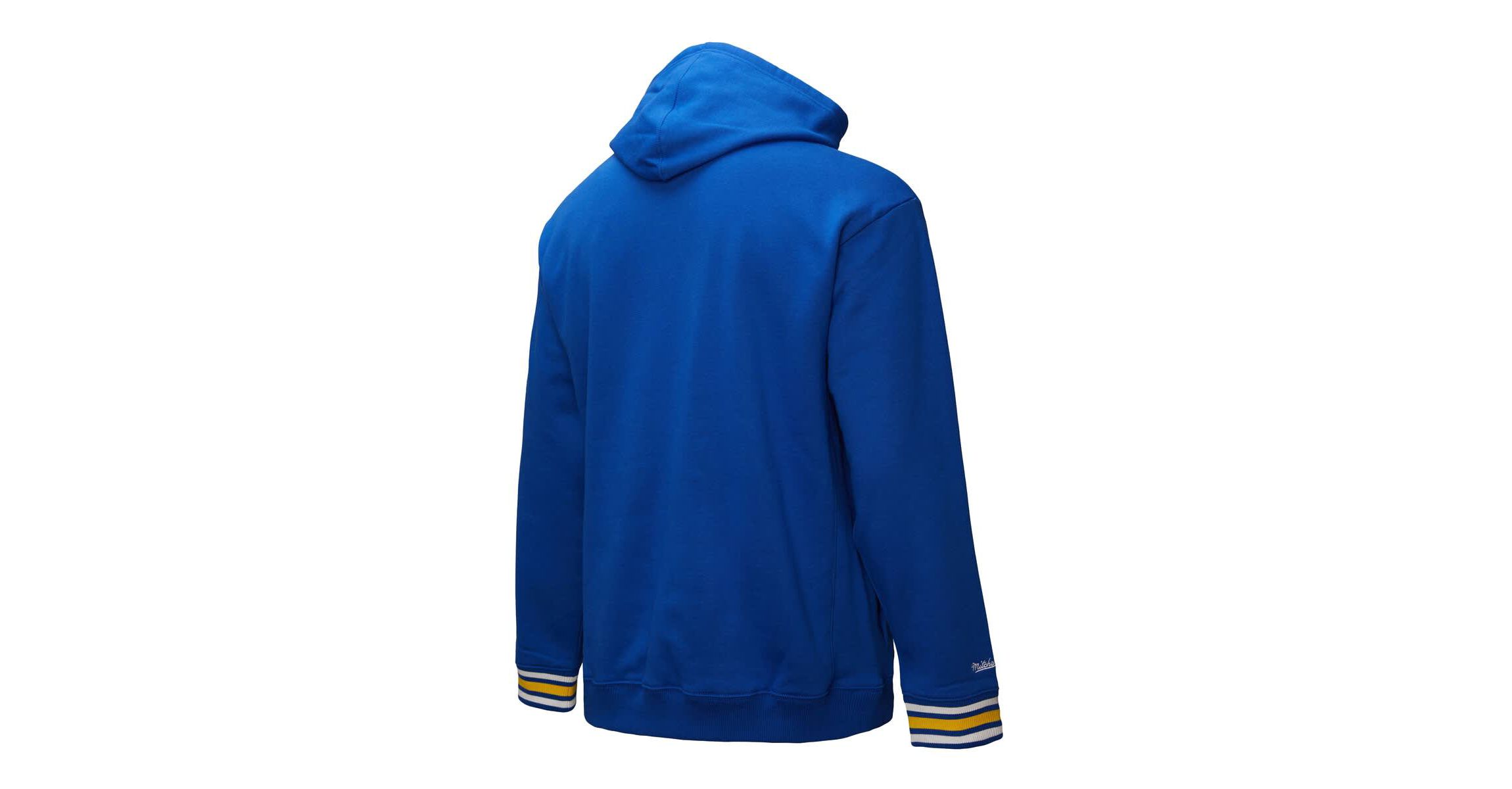 NBA Golden State Warriors Chainstitch Applique Vintage Heavyweight Pullover Hoodie