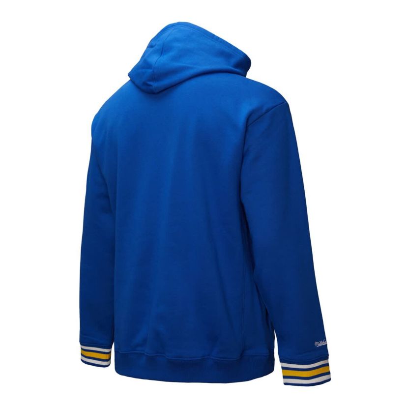 NBA Golden State Warriors Chainstitch Applique Vintage Heavyweight Pullover Hoodie