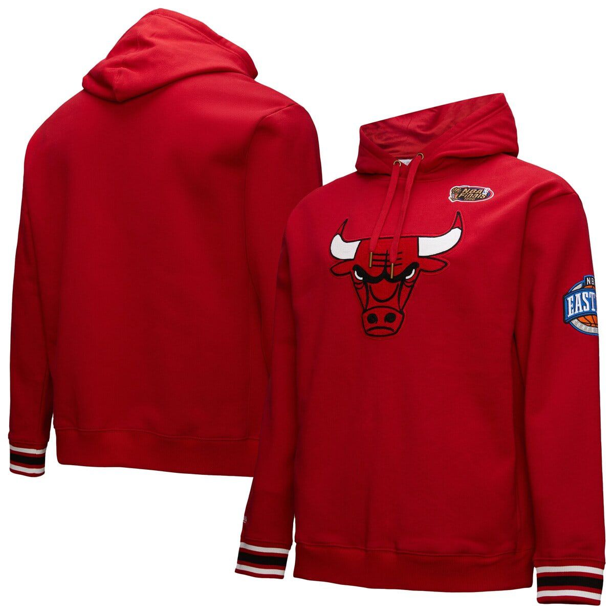 NBA Chicago Bulls Hardwood Classics Chainstitch Vintage Heavyweight Pullover Hoodie