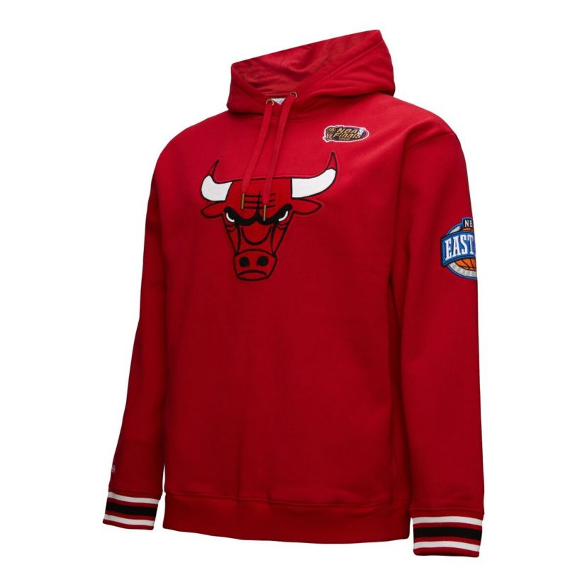 NBA Chicago Bulls Hardwood Classics Chainstitch Vintage Heavyweight Pullover Hoodie