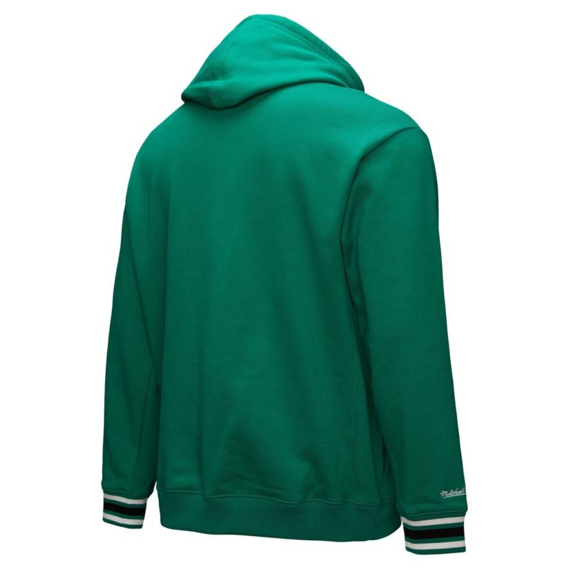 NBA Kelly Boston Celtics Chainstitch Applique Vintage Heavyweight Pullover Hoodie