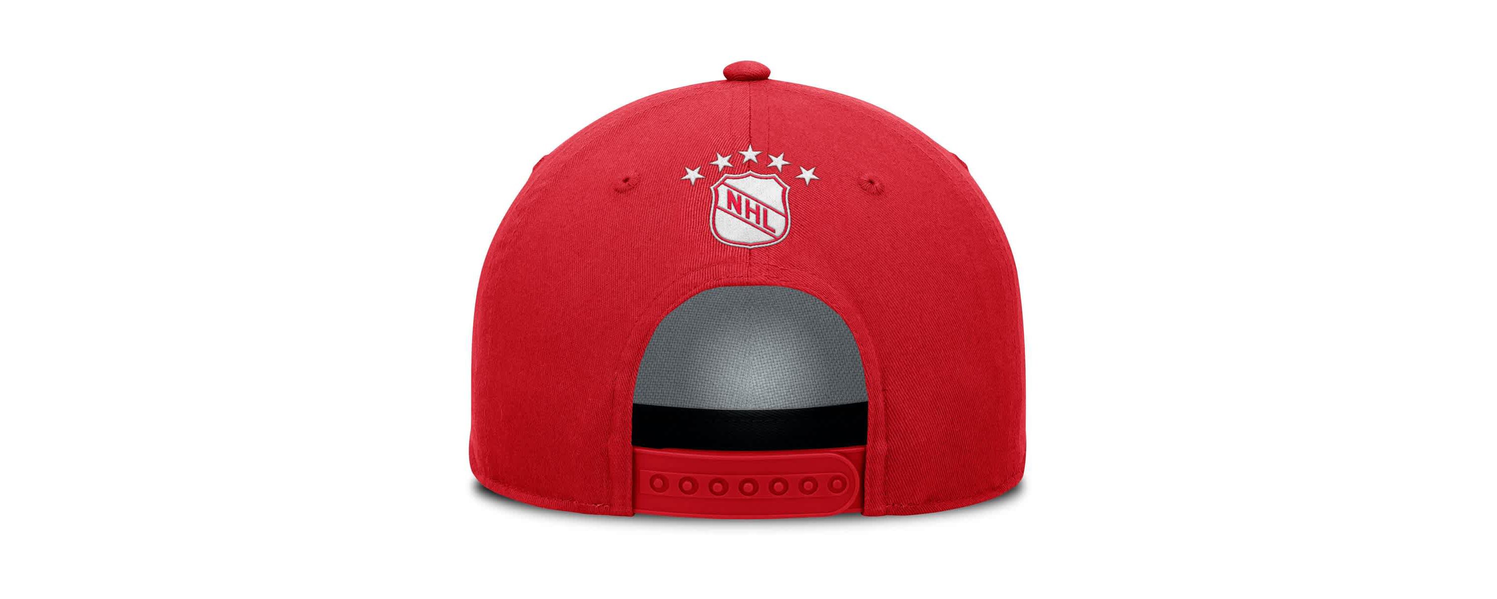 NHL Fanatics Detroit Wings Decades Collection A-Frame Rope Adjustable Hat